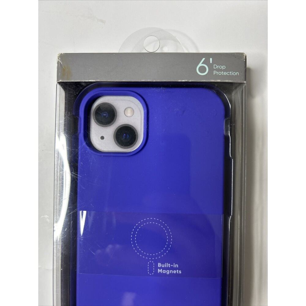 MagSafe Compatible Purple iPhone 14 Plus Silicone Case